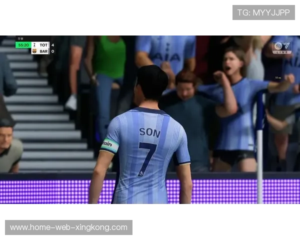 孙兴慜插入肋部完成漂亮搓射